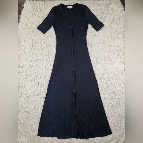 L'Academie The Esperanza Maxi Dress in Black Medium - Picture 2 of 12